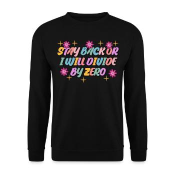 Math Teacher Maths Mathematics - Unisex Pullover - Schwarz - Vorne - Alina (178cm) & Michal (187cm)