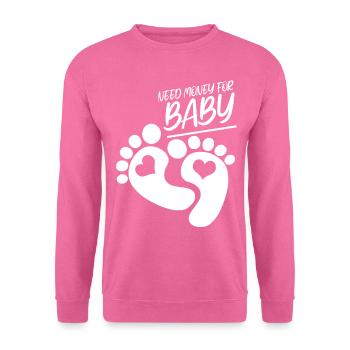 Expecting Baby Mother Pregnant Pregnancy - Unisex Pullover - Pink - Vorne
