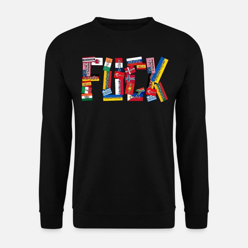 Mots de malédiction internationaux - Sweat-shirt Unisexe - noir