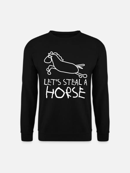 Équitation Haflinger Chevaux Iclander - Sweat-shirt Unisexe - noir
