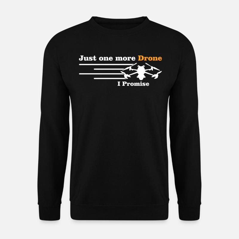 Drones Quadcopter FPV Drone - Unisex Sweatshirt - black