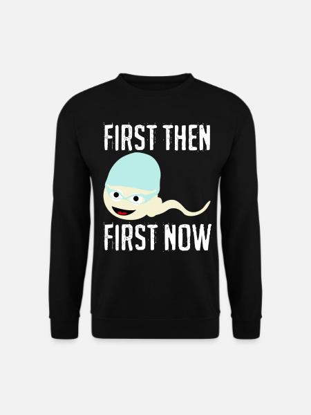 Triathlon Swimmer Swimming Sperm - Unisex Sweatshirt - black