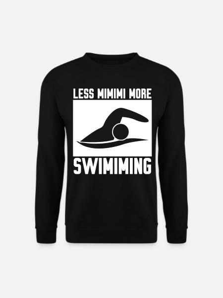 Triathlon Swimmer Swimming - Unisex Sweatshirt - black