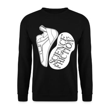 Chaussures d’escalade de bloc Boulder Chalk - Sweat-shirt Unisexe - noir - Devant - Alina (178cm) & Michal (187cm)