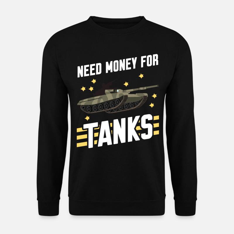 Conducteur de char de combat - Sweat-shirt Unisexe - noir