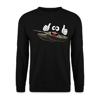 Pouce vers le haut Débardeur - Sweat-shirt Unisexe - noir - Devant - Alina (178cm) & Michal (187cm)