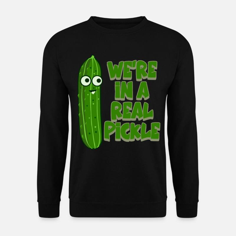 Cucumber Pickle Cucumbers Pickles - Unisex Sweatshirt - black