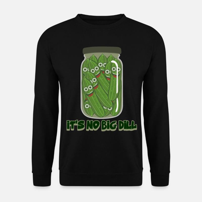 Cucumbers Pickles Cucumber Pickle Jar - Unisex Sweatshirt - black