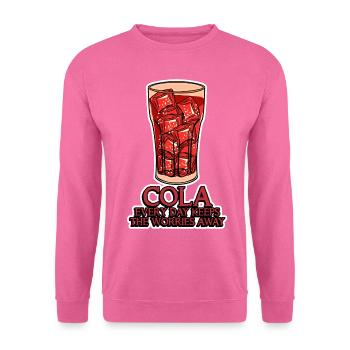 Cola Joke Limonade - Sweat-shirt Unisexe - rose - Devant