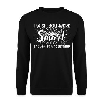 Doigt d’honneur Misanthrope - Sweat-shirt Unisexe - noir - Devant - Alina (178cm) & Michal (187cm)