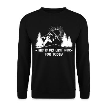 Randonnée Trekking Randonneur Extérieur - Sweat-shirt Unisexe - noir - Devant - Alina (178cm) & Michal (187cm)