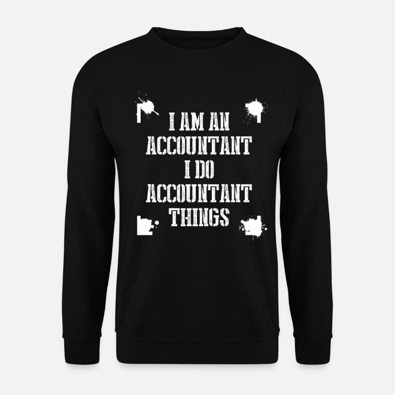 Accounting Bookkeeping Accountant - Unisex Sweatshirt - black
