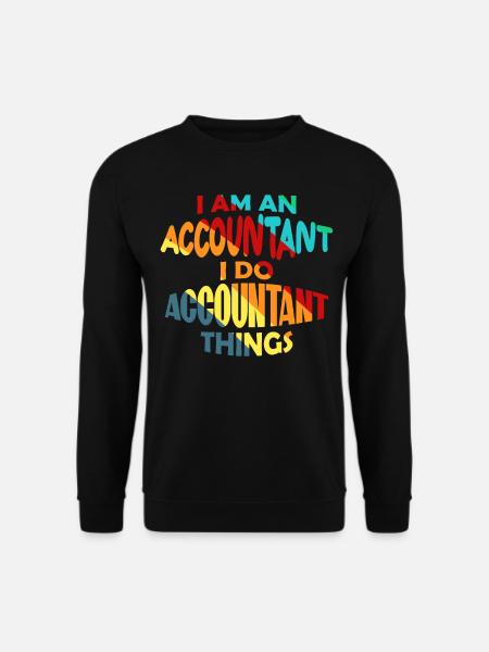 Bookkeeping Accountant Accounting - Unisex Sweatshirt - black