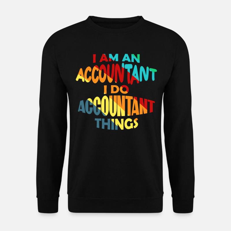 Bookkeeping Accountant Accounting - Unisex Pullover - Schwarz
