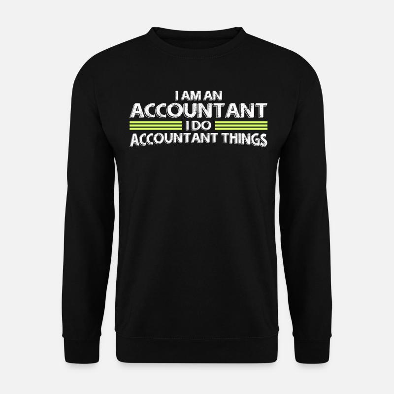 Accountant Meme Accounting Bookkeeping - Unisex Sweatshirt - black