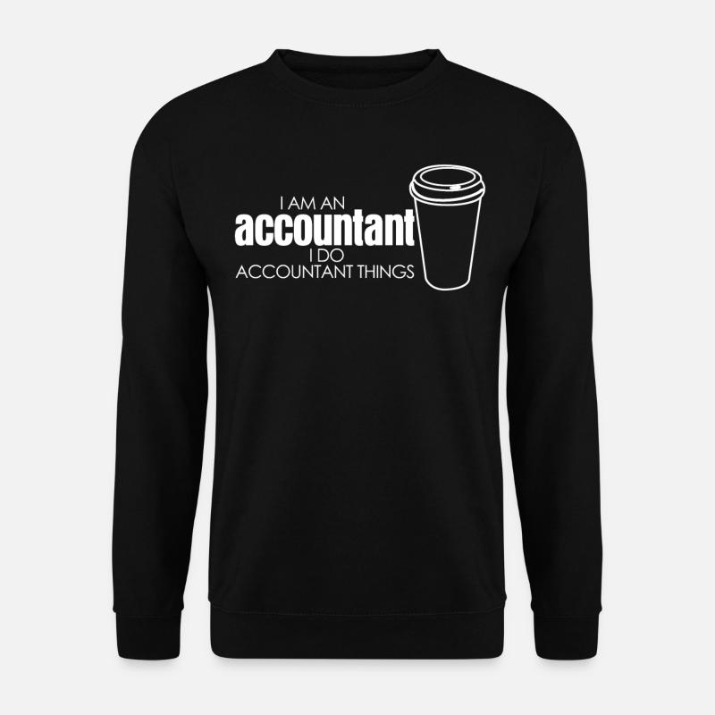 Accounting Bookkeeping Accountant Meme - Unisex Sweatshirt - black