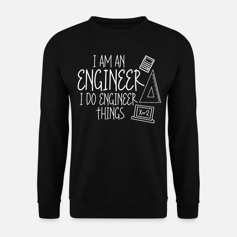 Engineer Joke Mechanical Engineering - Unisex Sweatshirt - black