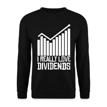 Capitalism Trader Stocks Stock exchange - Unisex Sweatshirt - black - Front - Alina (178cm) & Michal (187cm)