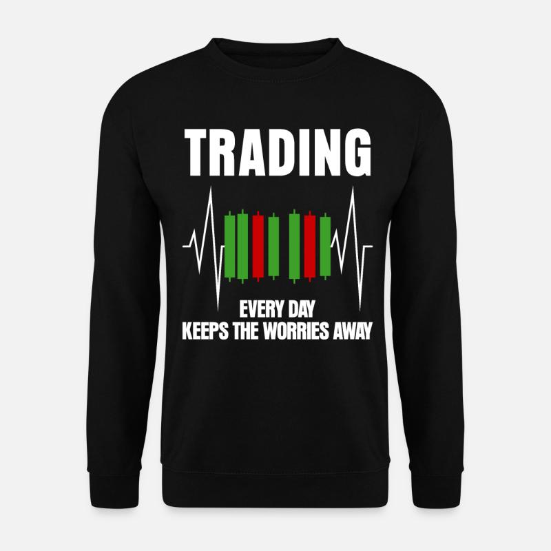 Capitalisme Trader d’actions - Sweat-shirt Unisexe - noir