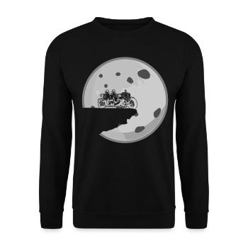 Trike Triker Trike Driver Moon Trikes - Sweat-shirt Unisexe - noir - Devant - Alina (178cm) & Michal (187cm)