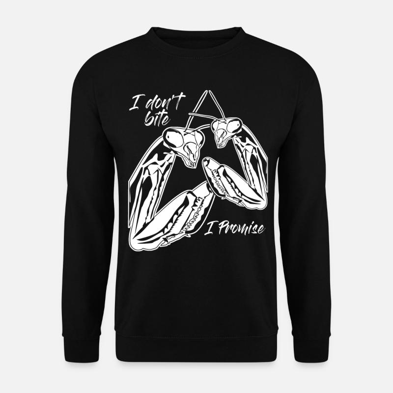 Praying Mantis Insect - Unisex Pullover - Schwarz