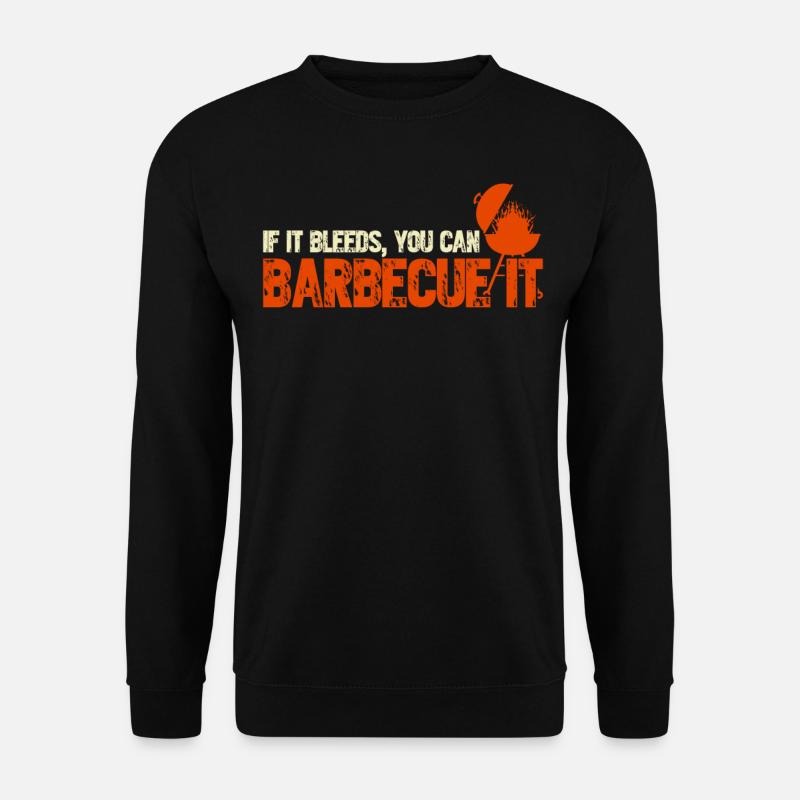 BBQ Barbecue Meat - Unisex Sweatshirt - black