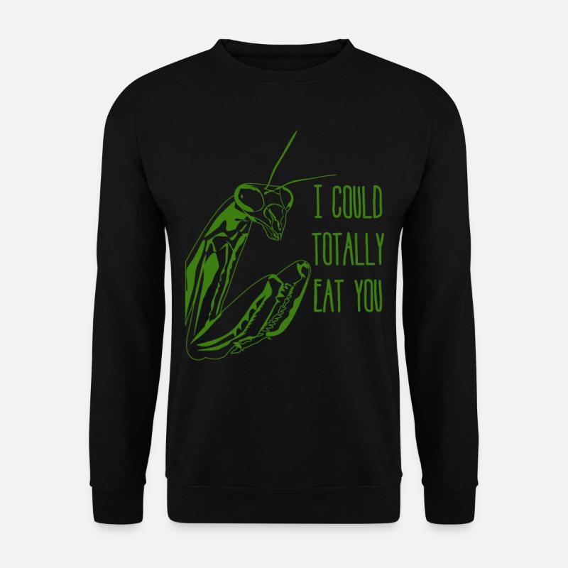 Praying Mantis Joke - Unisex Sweatshirt - black