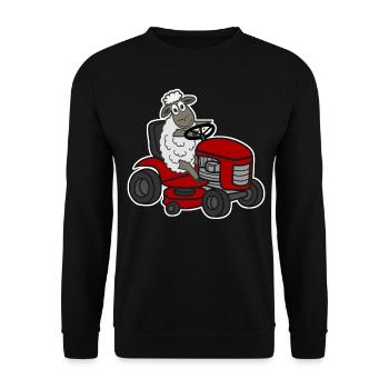 Tondeuse à gazon mouton Shepherd - Sweat-shirt Unisexe - noir - Devant - Alina (178cm) & Michal (187cm)