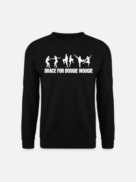 Boogie Woogie Dancing Swing Dancer - Unisex Sweatshirt - black