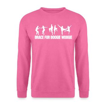 Boogie Woogie Dancing Swing Dancer - Unisex Pullover - Pink - Vorne