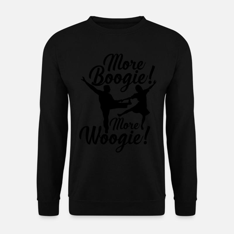Dancer Boogie Woogie Swing Dancing - Unisex Pullover - Schwarz