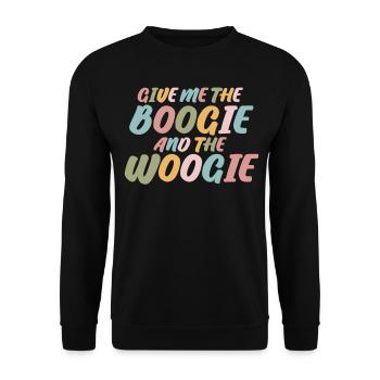 Boogie Woogie Danseur rétro Danse swing - Sweat-shirt Unisexe - noir - Devant - Alina (178cm) & Michal (187cm)