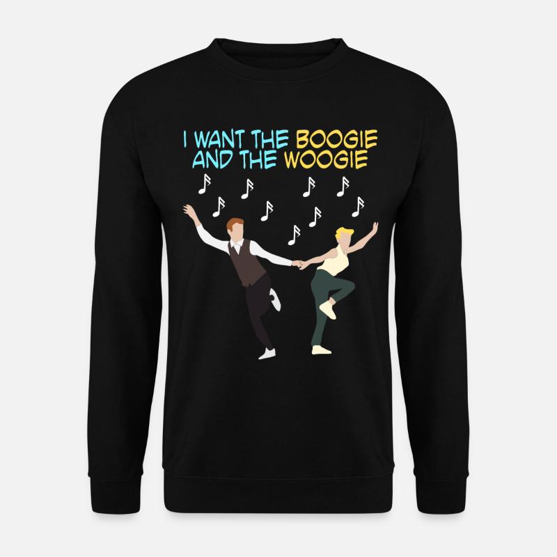 Boogie Woogie Swing Music Dancing - Unisex Pullover - Schwarz
