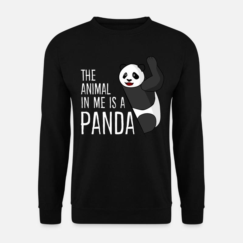 Panda Ours Pandas Panda Géant - Sweat-shirt Unisexe - noir