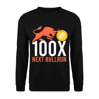 100x prochain Bullrun - Sweat-shirt Unisexe - noir - Devant - Alina (178cm) & Michal (187cm)