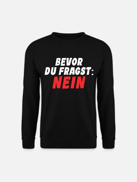Klarer Durchblick - Unisex Pullover - Schwarz