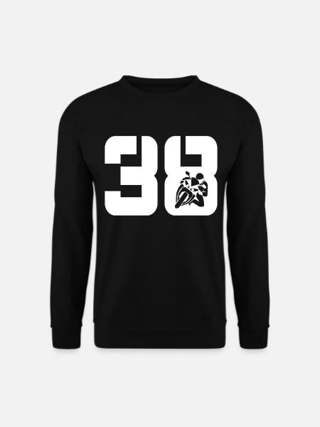 38 Motorcycle Biker - Unisex Sweatshirt - black