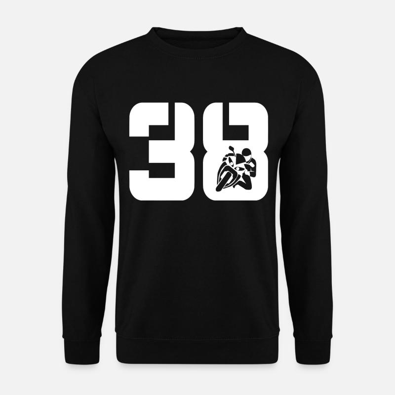 38 Motorcycle Biker - Unisex Sweatshirt - black