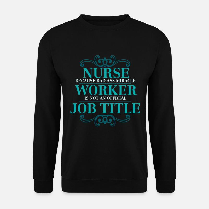 nurse - Unisex Pullover - Schwarz