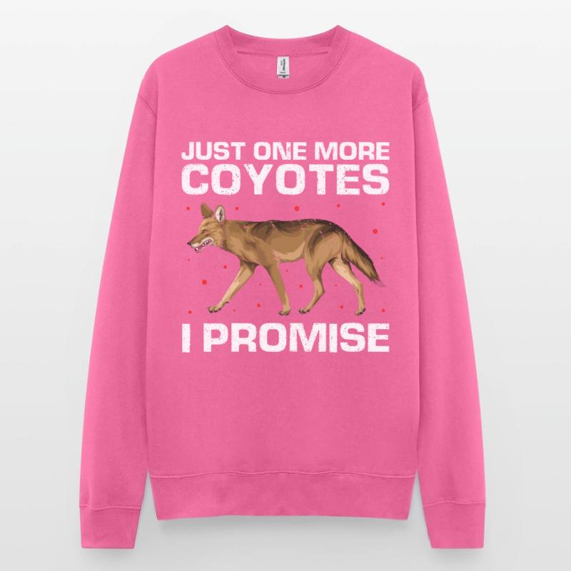 Conception de coyote pour les réacteurs de coyote Sweat-shirt Unisexe