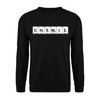 Éléments de chimie - Sweat-shirt Unisexe - noir - Devant - Alina (178cm) & Michal (187cm)