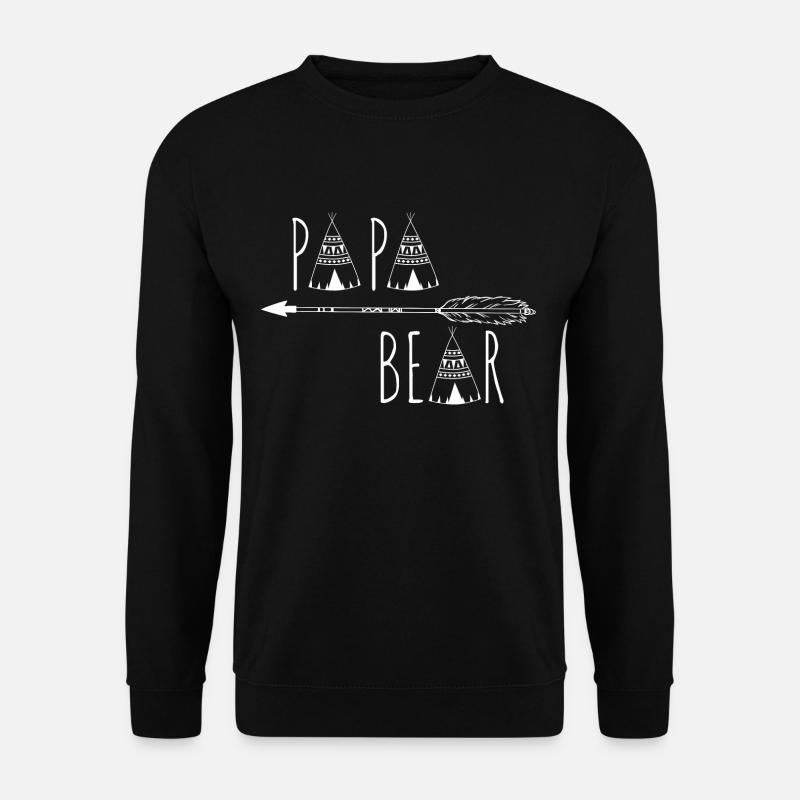 Papa Bear - Unisex Pullover - Schwarz
