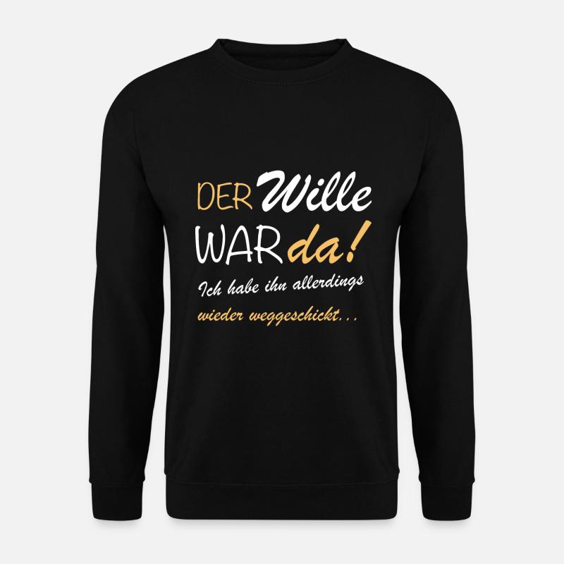 Lustige Sprüche Cooler Spruch Geschenkidee Party - Unisex Pullover - Schwarz