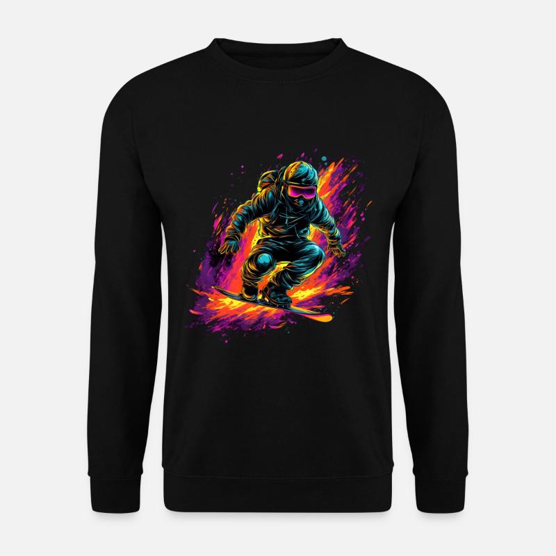 Snowboard - Unisex Pullover - Schwarz