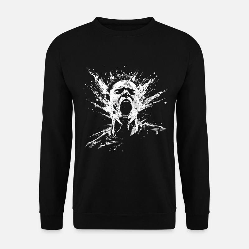 Ein Schrei nach Freiheit - Unisex Pullover - Schwarz