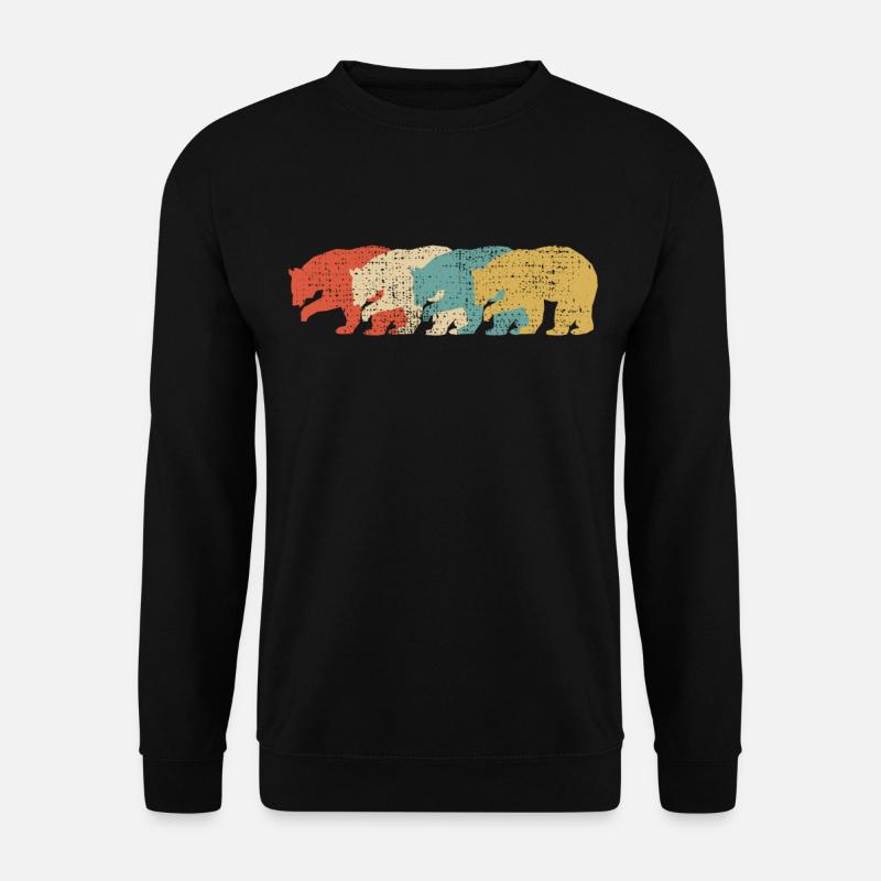 Vintage Baer - Unisex Pullover - Schwarz