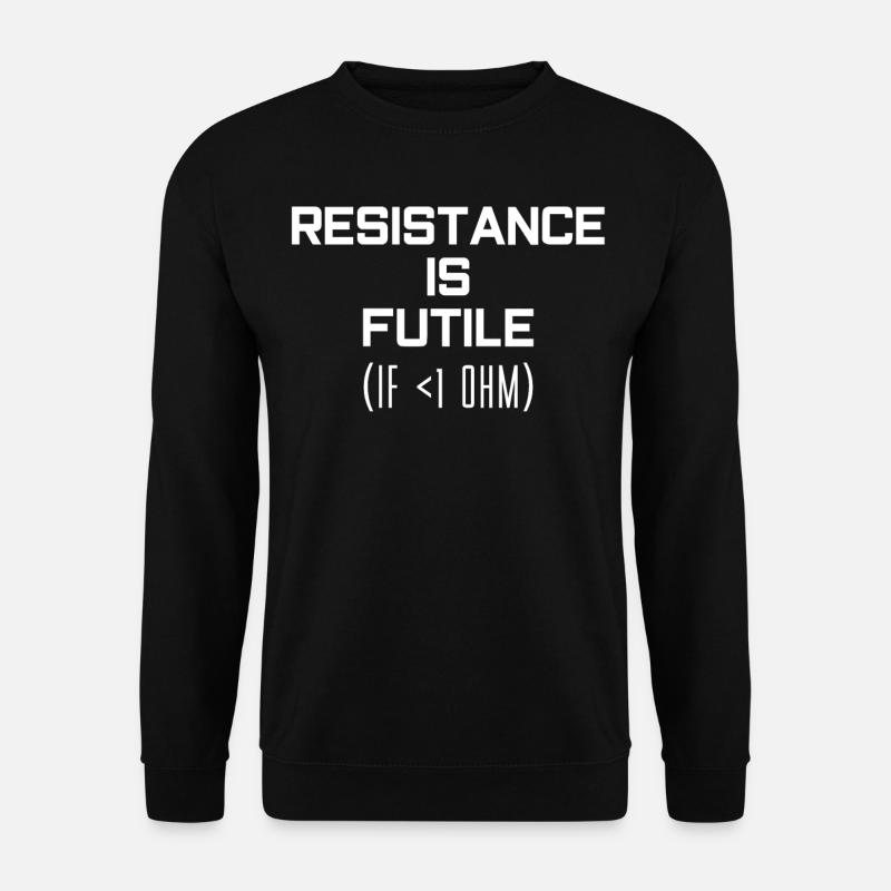 Electronics Resistance Electronics Technician - Unisex Sweatshirt - black