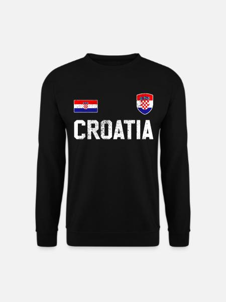Kroatien Trikot - Unisex Pullover - Schwarz