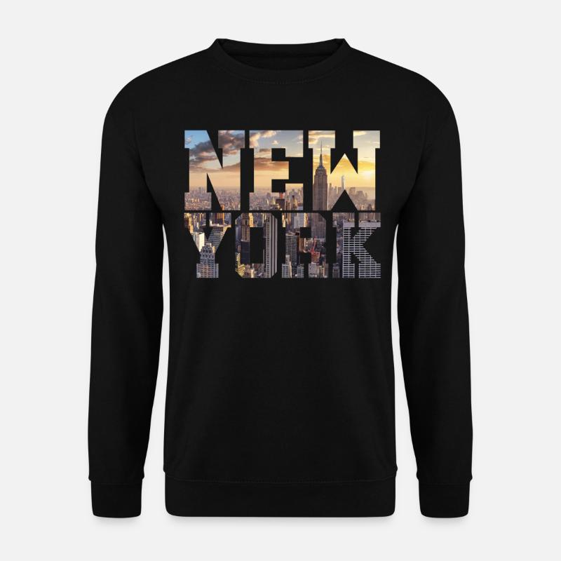 New York New York - Unisex Pullover - Schwarz