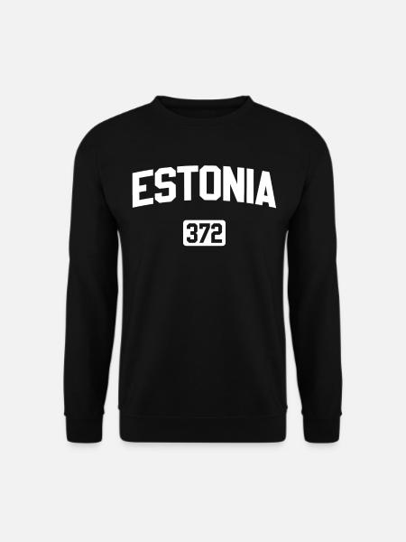 Estonia Postcode - Unisex Sweatshirt - black
